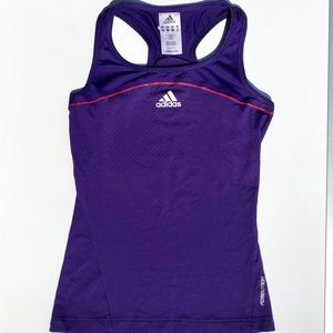 ADIDAS CLIMA COOL FORMATION PURPLE WORKOUT TOP